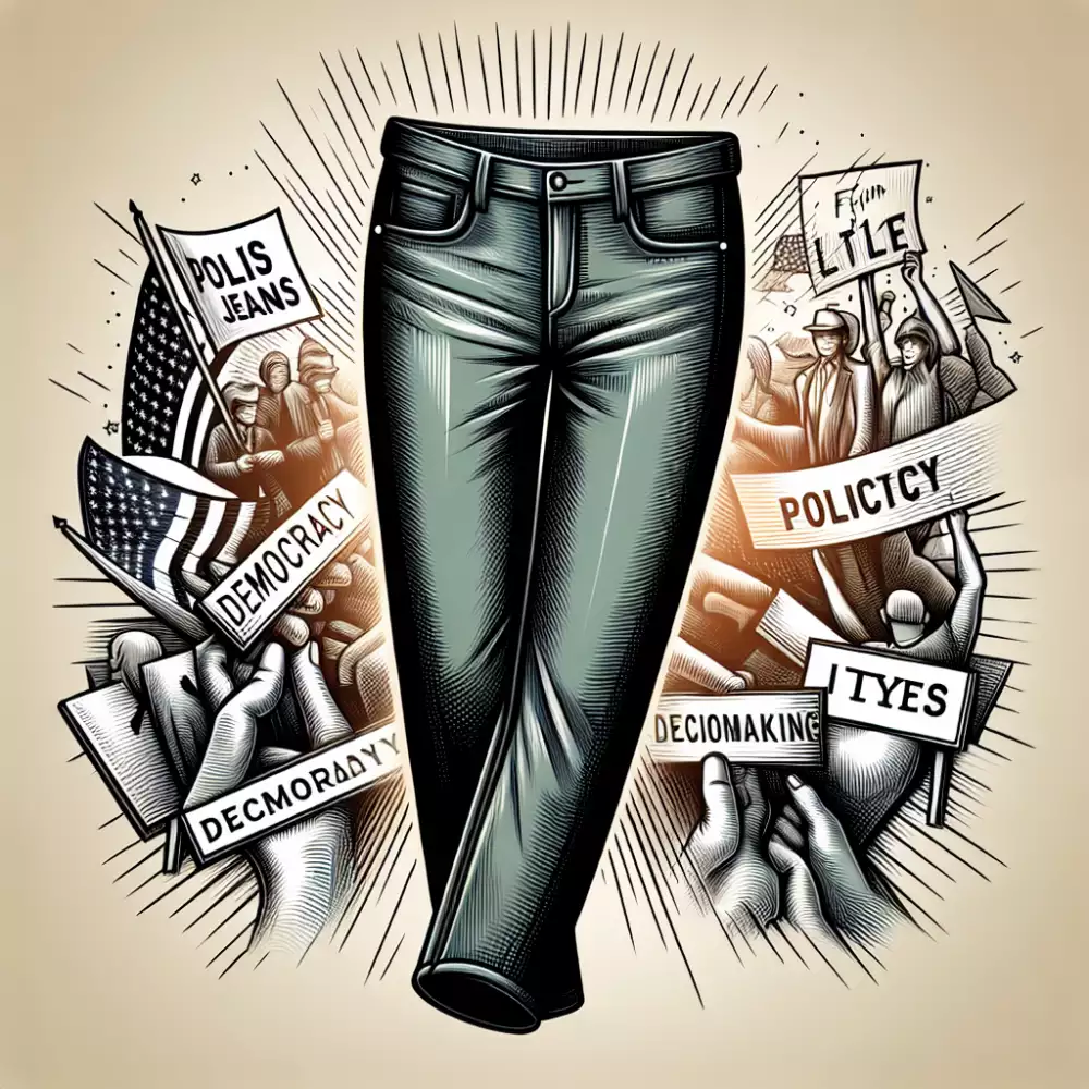 politics jeans